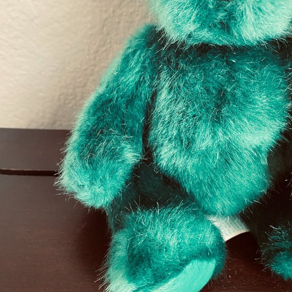 Applause May Birthstone Baby Bear Plush Emerald Green 9" Stuffed Animal - Picture 11 of 15